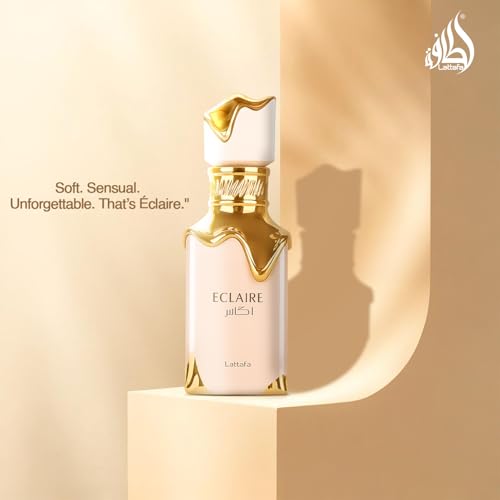 Lattafa Eclaire - Vanilla, Caramel, Sweet, Floral - Eau de Parfum Long-Lasting Fragrance for Women, 3.40 Ounce / 100 ml : Beauty & Personal Care - Image 5