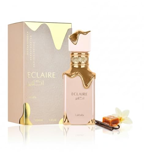 Lattafa Eclaire - Vanilla, Caramel, Sweet, Floral - Eau de Parfum Long-Lasting Fragrance for Women, 3.40 Ounce / 100 ml : Beauty & Personal Care