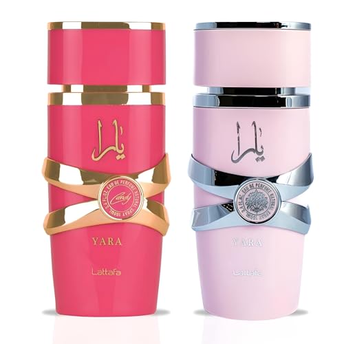 Lattafa 2 Piece Gift Set (Yara EDP 3.4 Fl Oz + Yara Candy EDP 3.4 Fl Oz) : Clothing, Shoes & Jewelry - Image 3