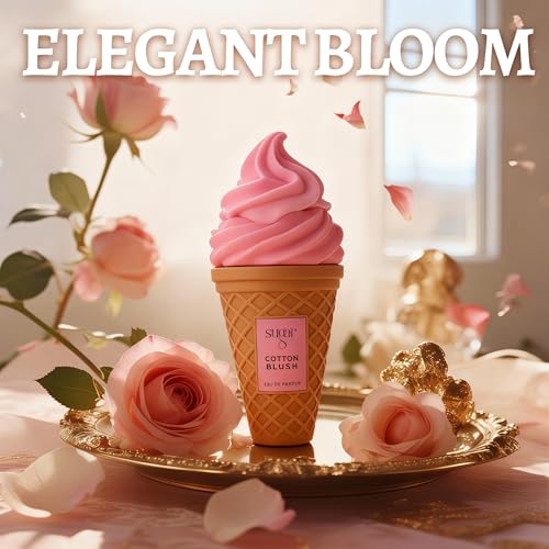 AFLUXE Cotton Blush Perfume for Women, Fruity Floral Scent with Strawberry & Rose, Long Lasting EDP for Daily Use, Sweetly Charming 3.4 Fl Oz : Beauty & Personal Care - Image 4