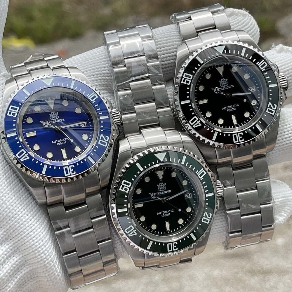 STEELDIVE SD1964 New Arrival 2021 46mm Oversize NH35A Automatic 1000m Waterproof Sapphire Glass Ceramic Bezel Mens Diving Watch - Image 4