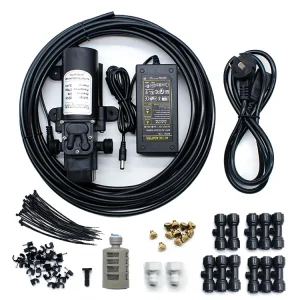 Hot Sale Greenhouse Sprayer 15M Garden Mist Cooling Kit with Pump for Water Irrigation System