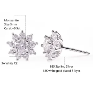 925 Sterling Silver Jewelry Gold Filled Earrings Customize Earrings Sets Women Earings