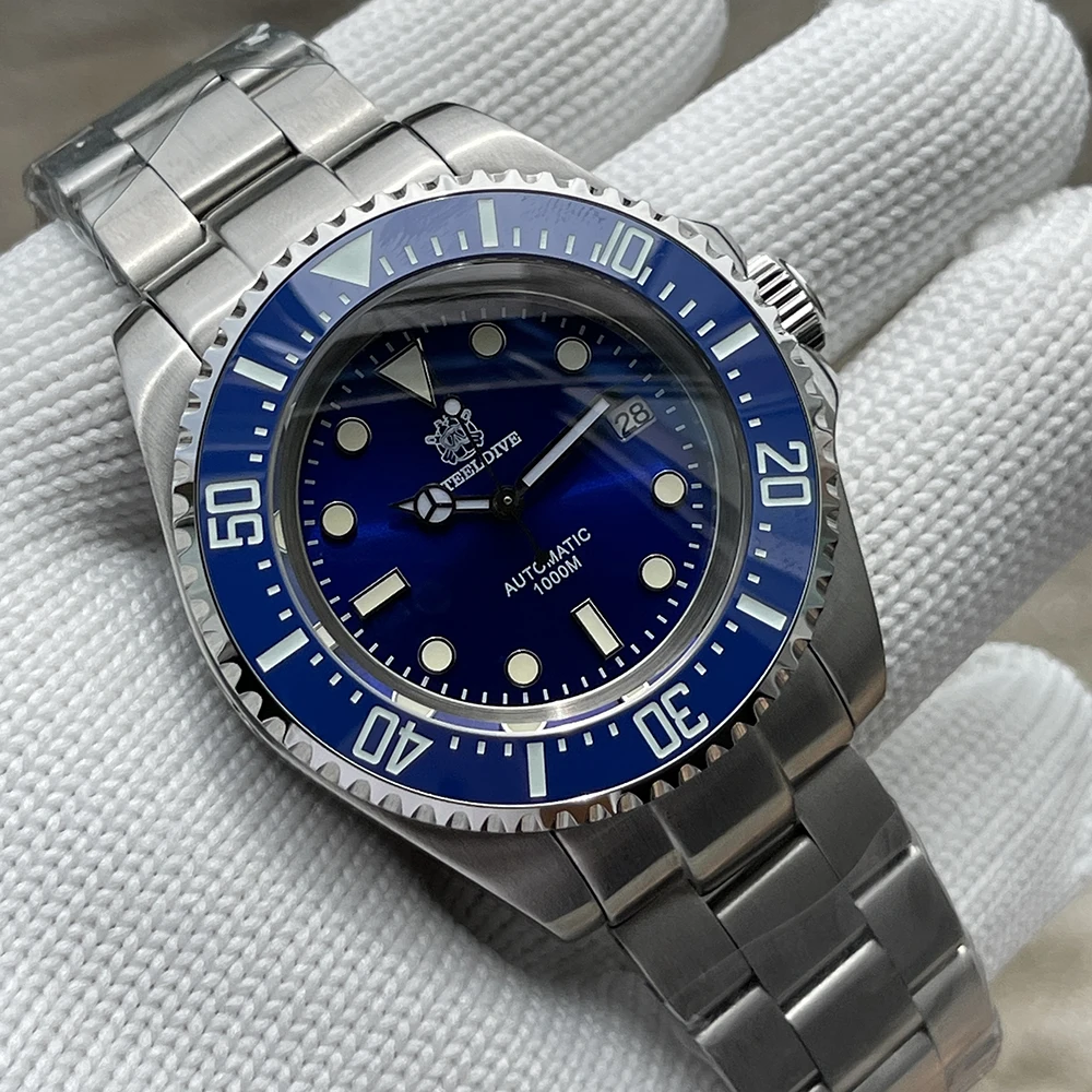 STEELDIVE SD1964 New Arrival 2021 46mm Oversize NH35A Automatic 1000m Waterproof Sapphire Glass Ceramic Bezel Mens Diving Watch - Image 5