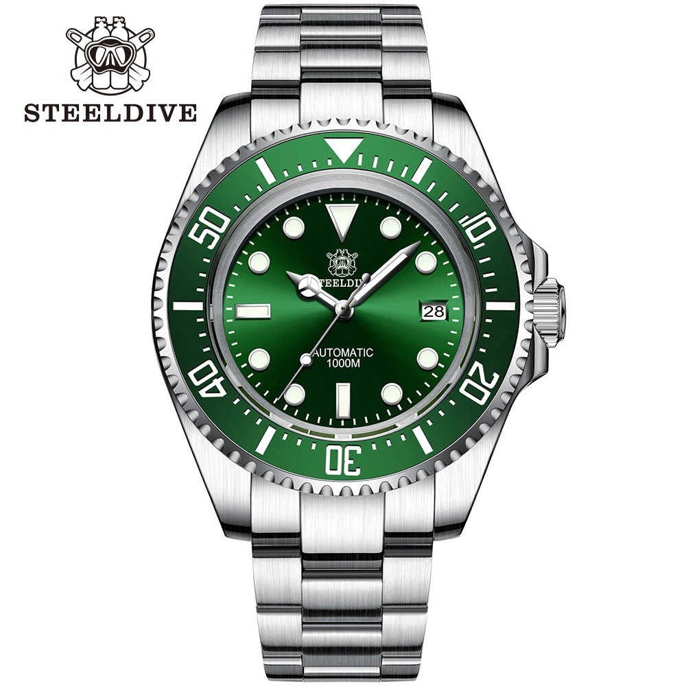 STEELDIVE SD1964 New Arrival 2021 46mm Oversize NH35A Automatic 1000m Waterproof Sapphire Glass Ceramic Bezel Mens Diving Watch - Image 6