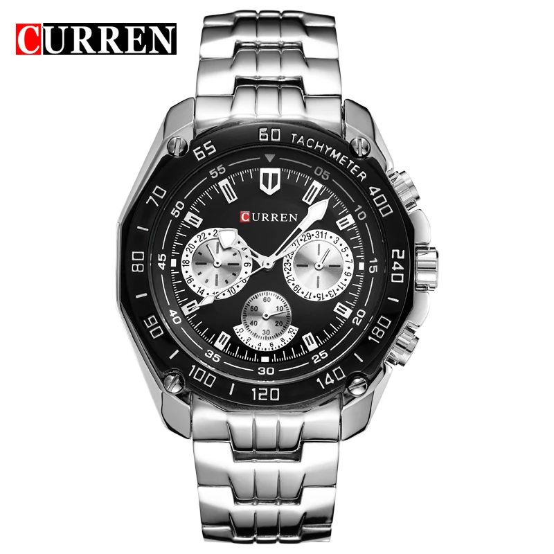 CURREN 8077 Hot Selling Fashion Casual Luxury Men's Quartz Watches Analog Business Classic Trendy Stainless Steel Watch for Men - Image 4